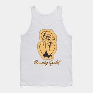 Beauty gold Tank Top